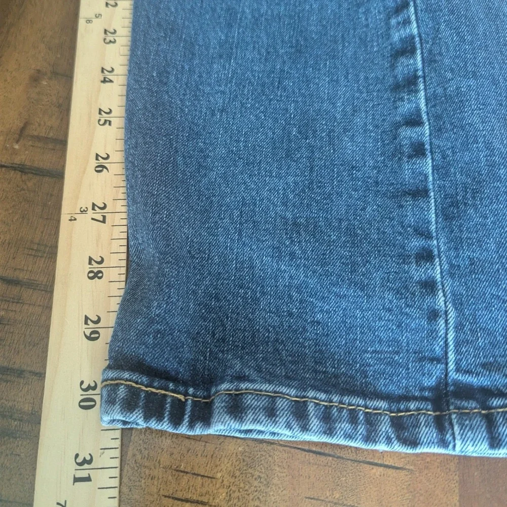 Levi's 505 Regular Fit Jeans Blue Medium Wash Straight Leg‎ Denim Mens Sz 33x32